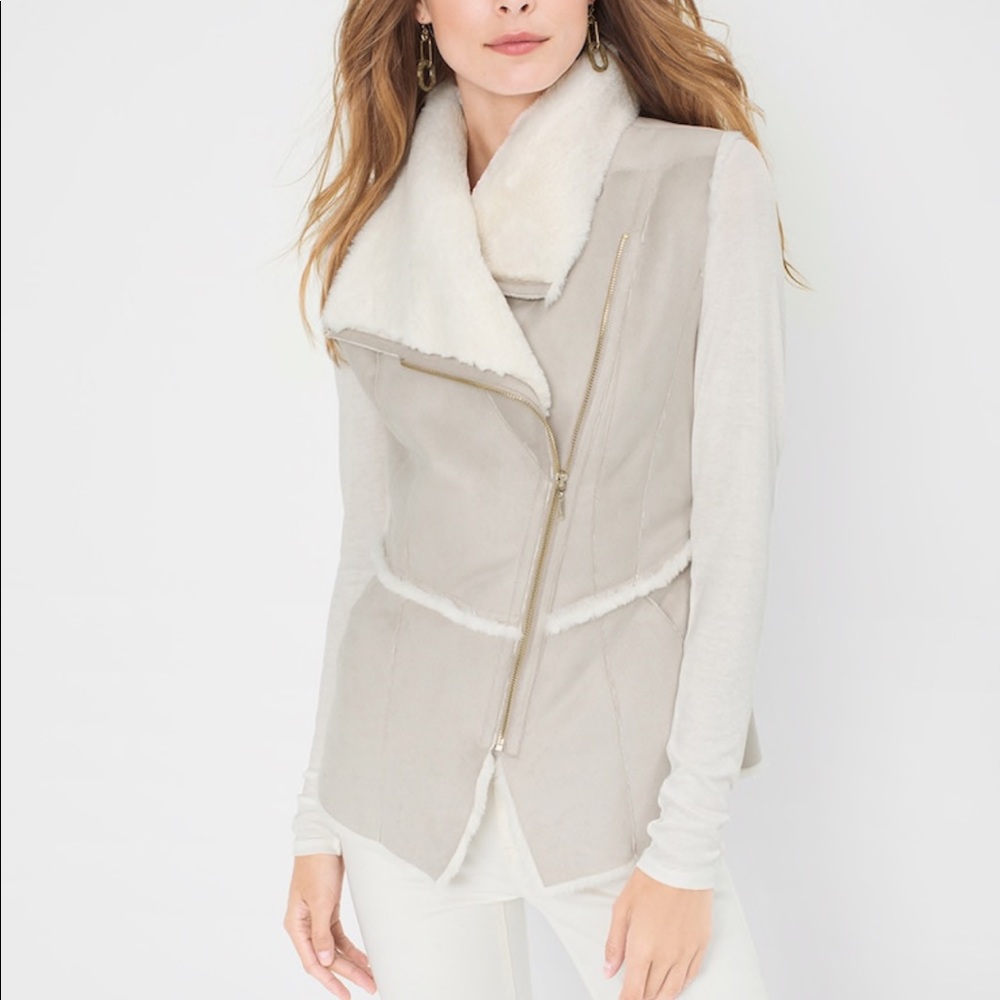Faux Shearling Vest